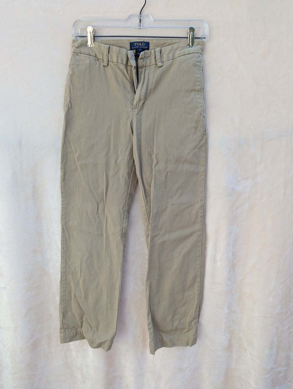 Polo Ralph Lauren Boys Khaki Chino Pants Size 12